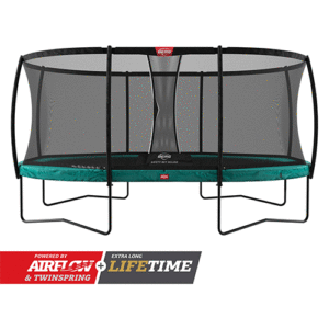 BERG Grand Champion Regular Oval Trampoline with Safety Net Deluxe