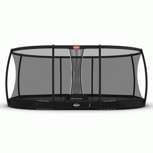 BERG Grand Champion InGround Oval Trampoline with Safety Net Deluxe