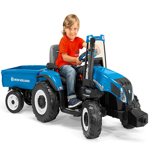 Peg Perego New Holland T8 Kids Electric Tractor
