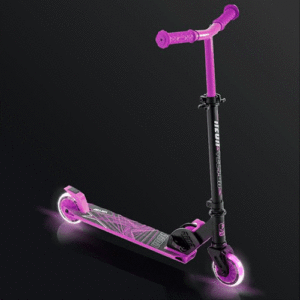 Yvolution Neon Flash Scooter With Light Up Wheels Pink