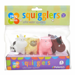 Squigglers - Farm Animals Softie Water Squirters