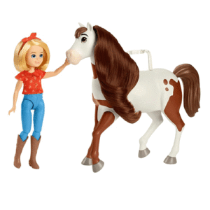 DreamWorks Spirit Untamed Abigail Doll and Boomerang Horse Figure