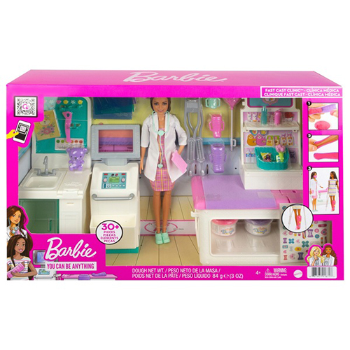 Barbie Fast Cast Clinic Playset with Barbie Doctor Doll
