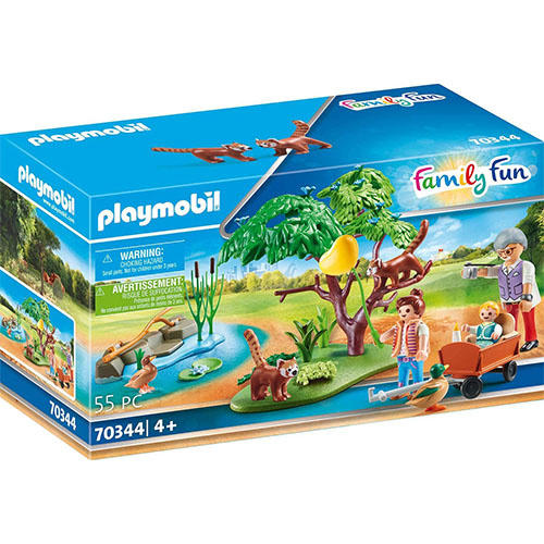 Playmobil 70344 Family Fun Red Panda Habitat