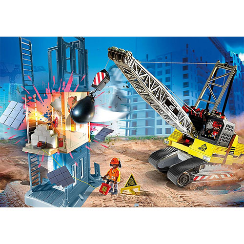 Playmobil 70442 City Action Construction Demolition Crane