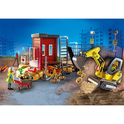 Playmobil 70443 City Action Construcion Small Excavator