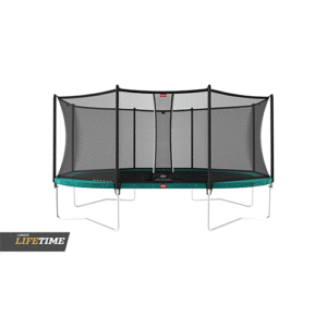 BERG Grand Favorit Regular Oval Trampoline with Safety Net Comfort