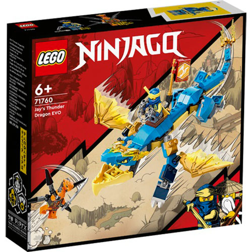 LEGO 71760 NINJAGO Jay’s Thunder Dragon EVO & Snake Toy