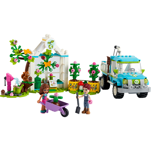 LEGO 41707 Friends Tree-Planting Vehicle Toy Car with Olivia