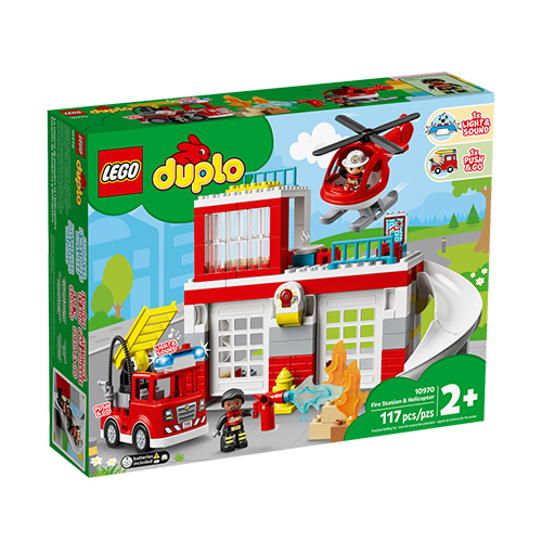 Lego Duplo 10970 Fire Station & Helicopter