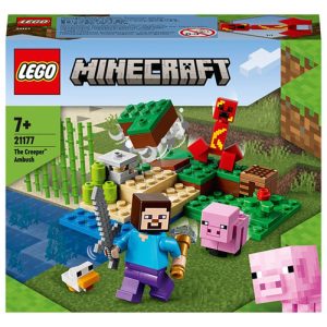 LEGO 21177 Minecraft The Creeper Ambush with Pig Figures Set