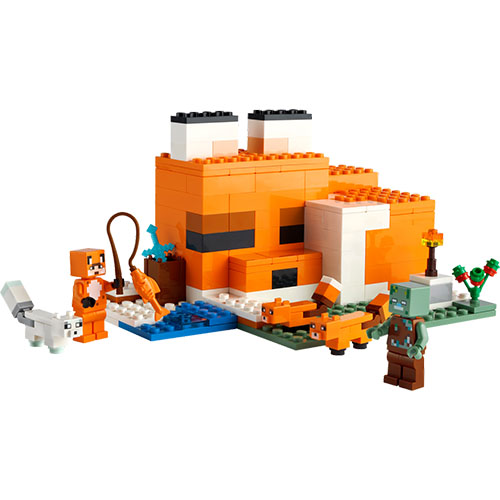 LEGO 21178 Minecraft The Fox Lodge House Animals Toy