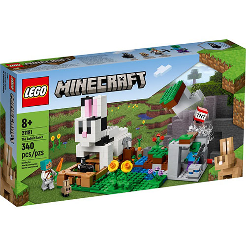 LEGO 21181 Minecraft The Rabbit Ranch House with Animals Set