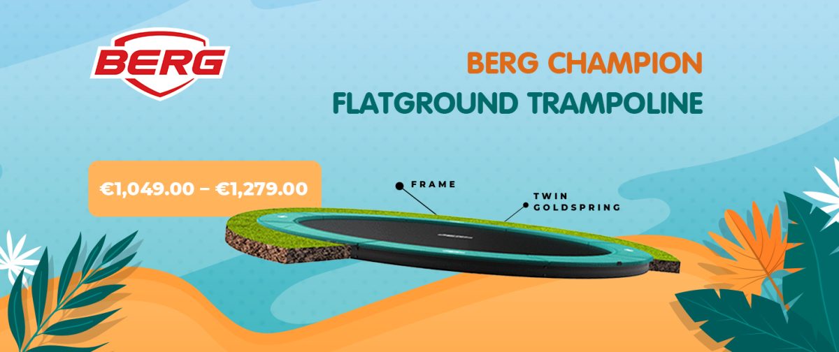 BERG FlatGround Champion Trampoline Round