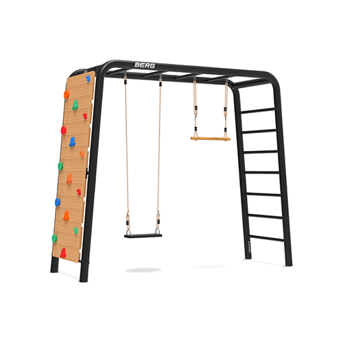 BERG PlayBase Medium TL Rubber seat + Trapeze + Climbing Wall