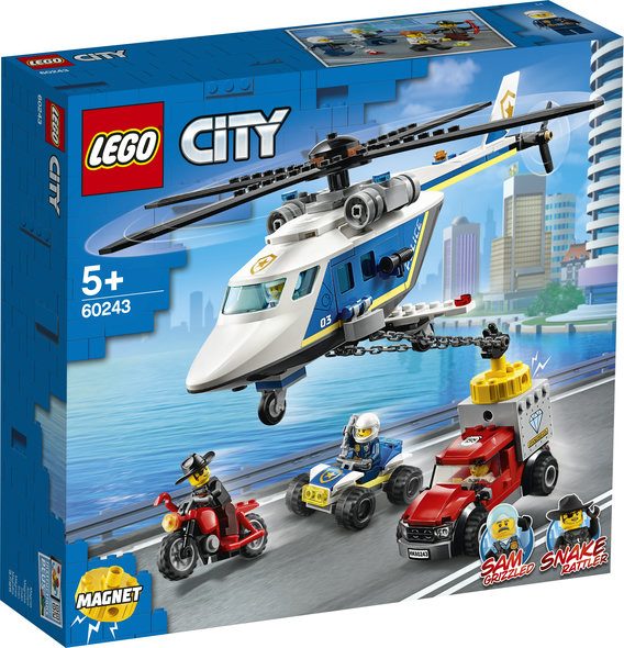 Lego Police Helicopter Chase