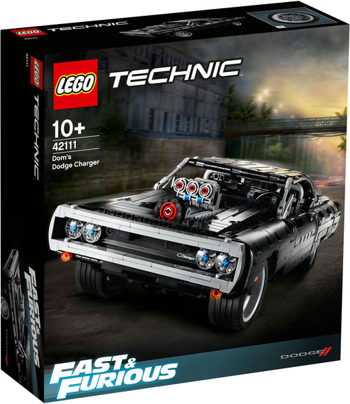 LEGO® Technic™ Dom’s Dodge Charger (42111), an awesome replica model of the classic muscle car.