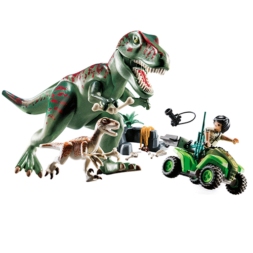 Playmobil 71183 T-REX Attack With Quad