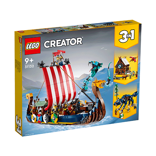 Lego Viking Ship and the Midgard Serpent