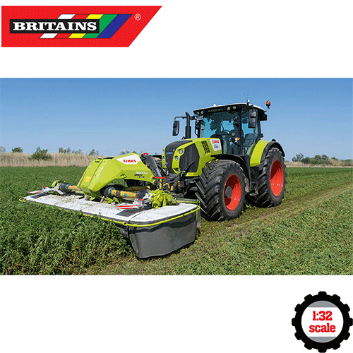 Britains CLAAS DISCO Front Butterfly Mower 1:32 Diecast Farm Vehicle