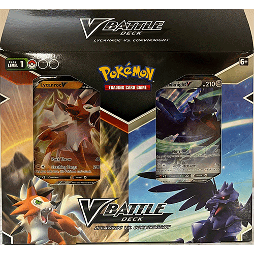 Pokémon Trading Card Game Lycanroc V / Corviknight V Battle Deck Bundle