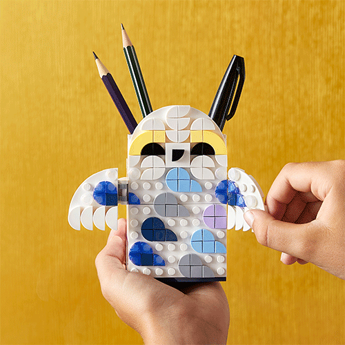 Lego Hedwig Pencil Holder