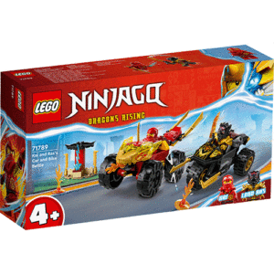 Lego Kai and Ras's Car and Bike