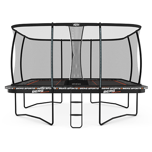 Berg Ultim Pro Bouncer Regular 5X5 Rectangle with Safety Net Deluxe XL