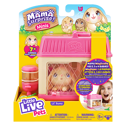 Little Live Pets Mama Surprise Mini Playset : Lil' Bunny